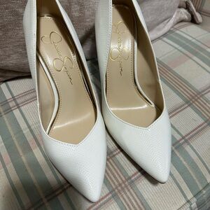 Jessica Simpson White Women's Heels